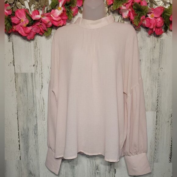 NWT/NWOT Avec Les Filles Long Sleeve Blouse - Picture 2 of 13